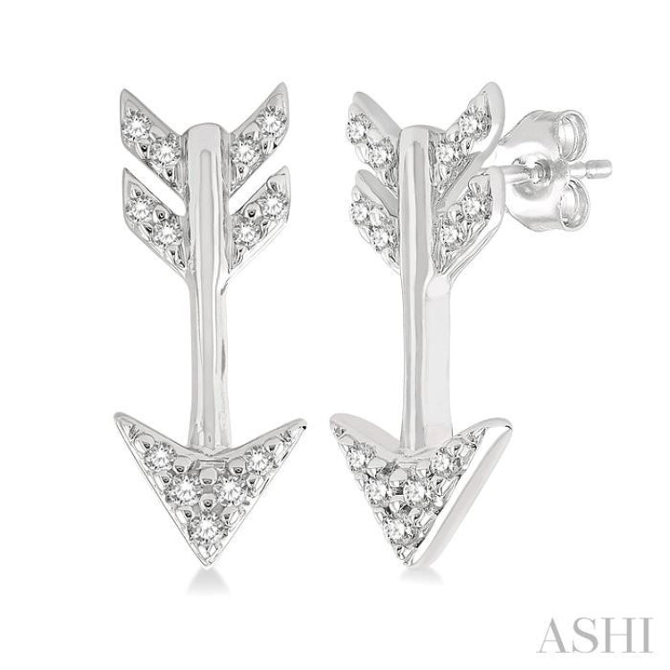 Arrow Petite Diamond Fashion Earrings