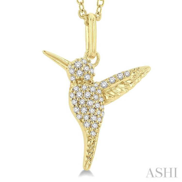 Hummingbird Petite Diamond Fashion Pendant