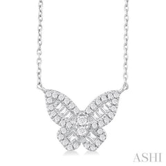 Butterfly Petite Diamond Fashion Pendant