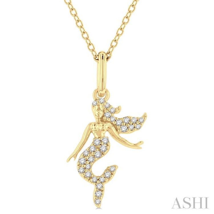 Mermaid Petite Diamond Fashion Pendant