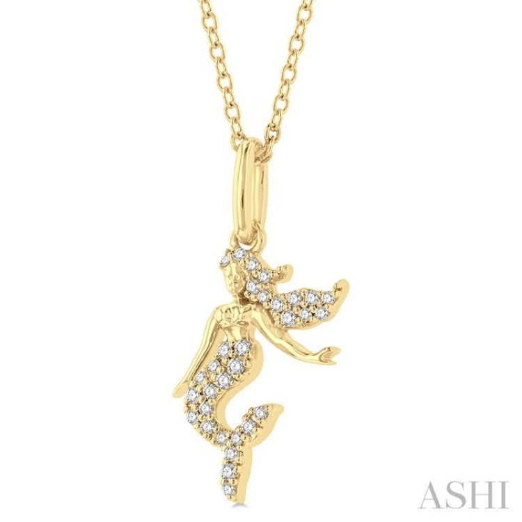 Mermaid Petite Diamond Fashion Pendant