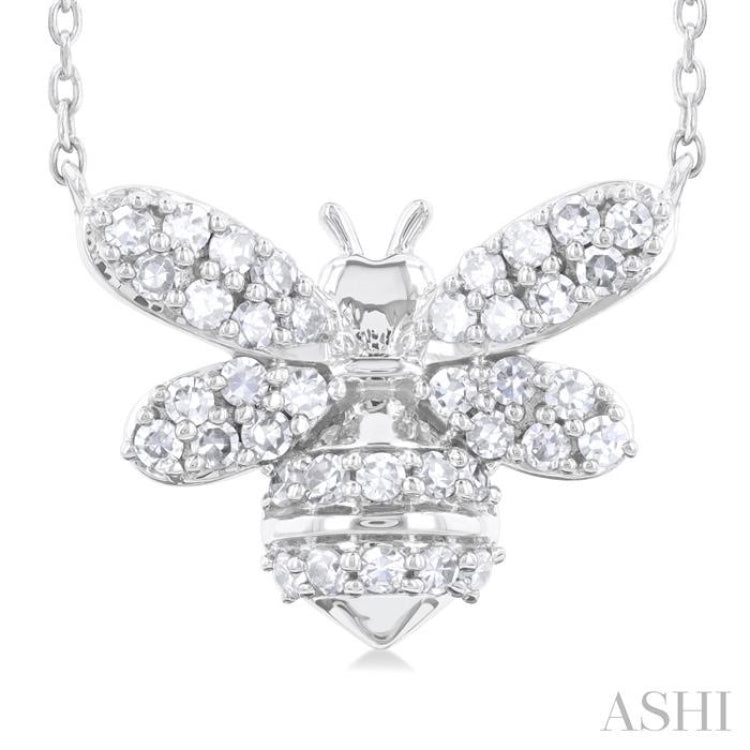 Bumble Bee Petite Diamond Fashion Pendant