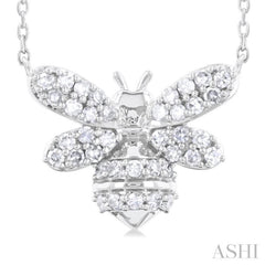 Bumble Bee Petite Diamond Fashion Pendant