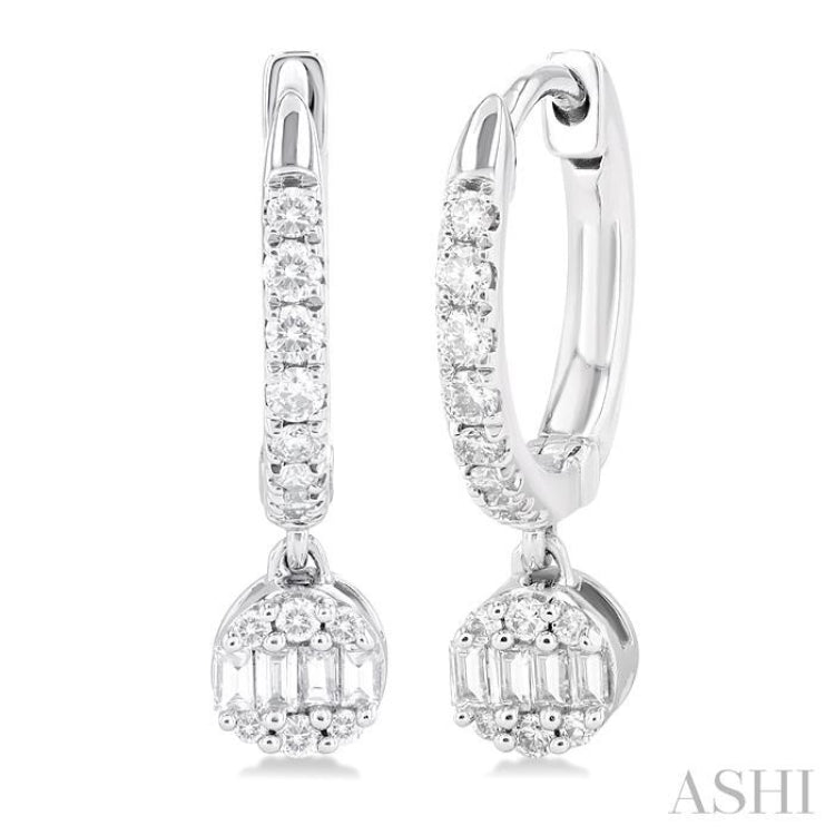 Fusion Petite Diamond Huggie Fashion Earrings