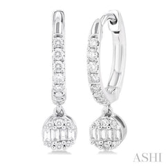 Fusion Petite Diamond Huggie Fashion Earrings