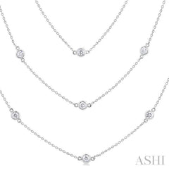 Diamond Station Long Necklace