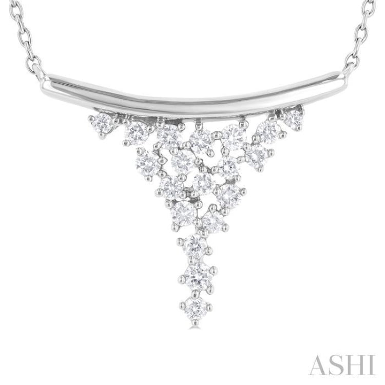 Scatter Diamond Fashion Necklace