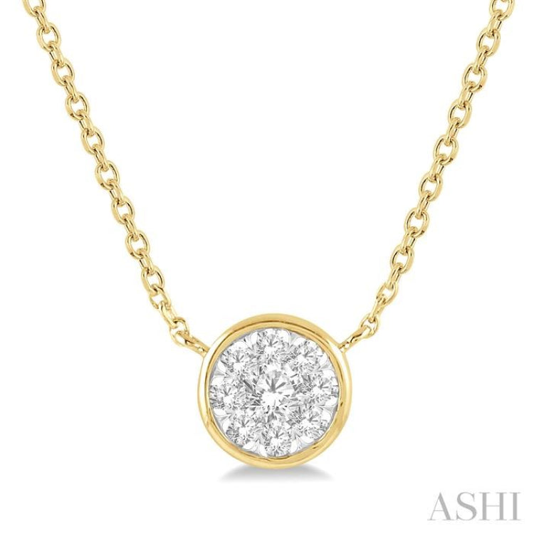 Round Shape Lovebright Essential Diamond Necklace