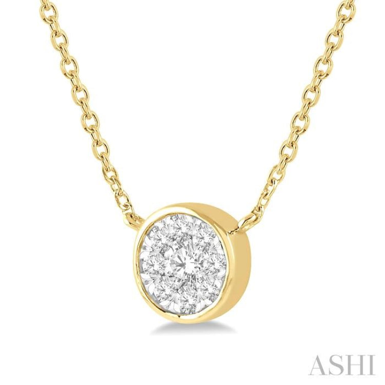 Round Shape Lovebright Essential Diamond Necklace