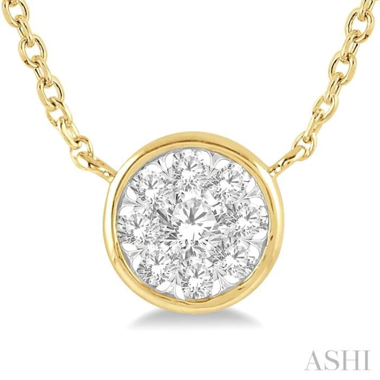 Round Shape Lovebright Essential Diamond Necklace