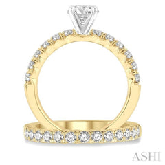 Round Shape Endless Embrace Diamond Wedding Set