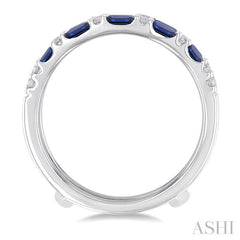 Alternate Gemstone & Diamond Insert Ring