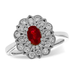 14Kt Gold Ladies Diamond Ring
