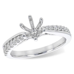 14KT Gold Semi-Mount Engagement Ring