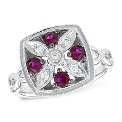 14KT Gold Ladies Diamond Ring