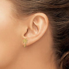 14k Palm Tree Post Earrings